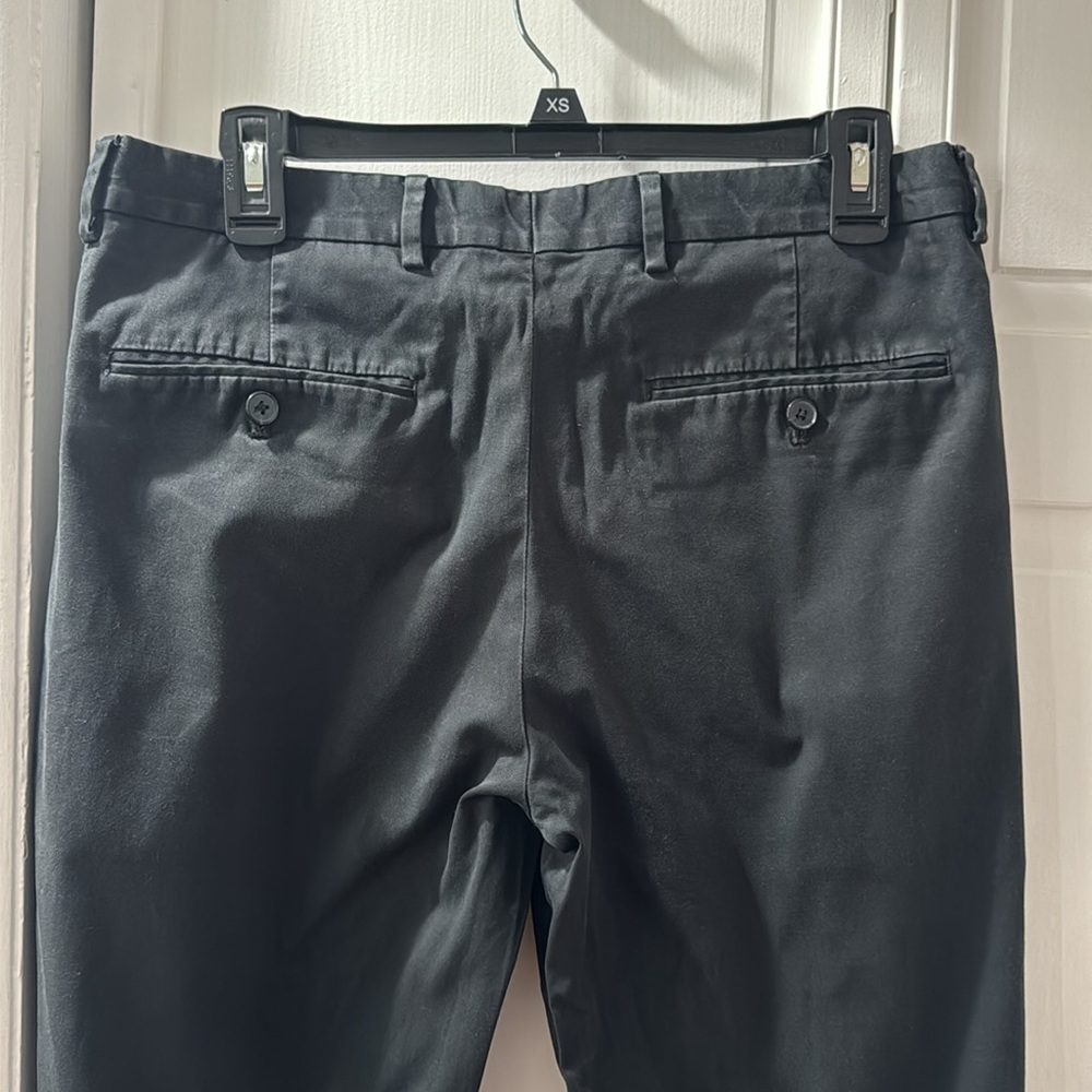 Express Men’s Stretch Slim Fit Trousers - Black (30 x 32) - Picture 3 of 6